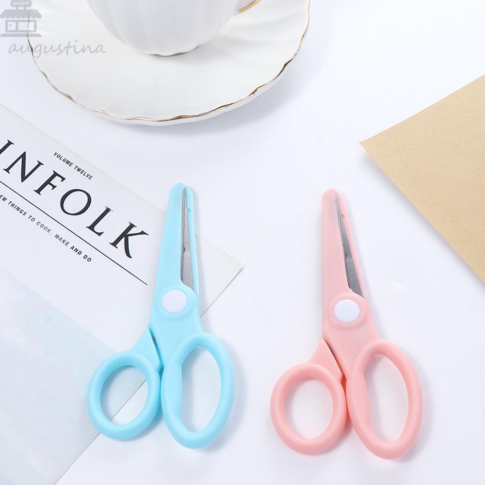 Gunting Plastik Agustina Kantor Anak Handmade Tools Art Tool Tk Sekolah Multifungsi Kids Office Scissor