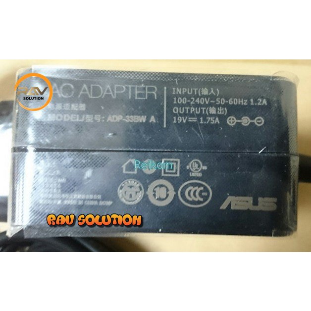 Adaptor Charger Original Asus X200ca X202 X200ma - RAV SOLUTION A