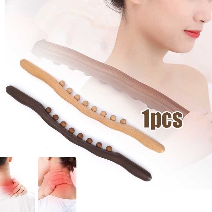 Wooden Guasha Scraping Stick Massage Kayu Untuk Pijat dan Kerok 2B