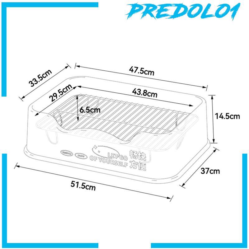 [Predolo1] Toilet Anjing Perlengkapan Hewan Peliharaan Dog Potty Pan Training Toilet Bedpan Kotak Kotoran Kucing