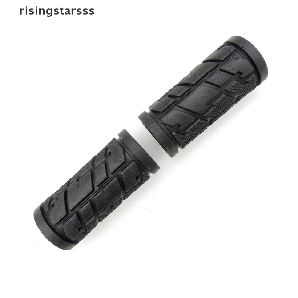 Rsid Span-new 2pcs Bike Bicycle Tekstur Pendek Stang Grips 65mm Untuk Shift Turn Handle Pegangan Karet Bar Grip MTB Sepeda Jalan Aksesoris Jelly