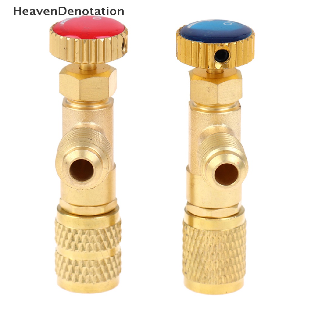 [HeavenDenotation] Safety valve Perbaikan Ac R410A R22 1per4 &quot;5Per16&quot; Safety Adapter HDV