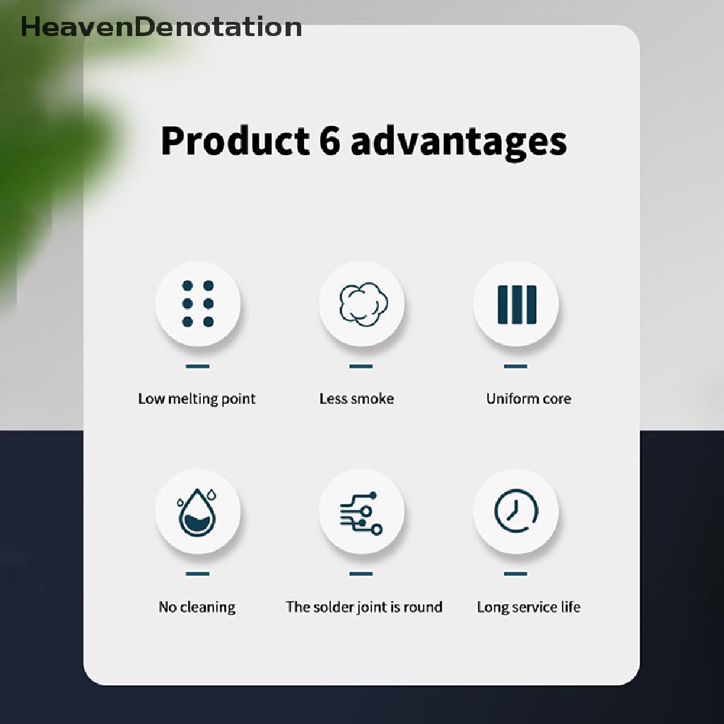 [Denotasi Surga] Kawat Solder Kemurnian Tinggi Rosin Core Tin Wire Berbagai Solder Elektronik Las HDV