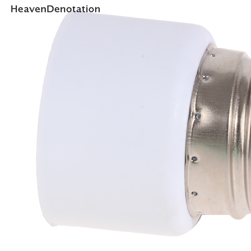 [HeavenDenotation] 220v E27 ABS Putih Konektor Aksesoris US/EU Plug Sekrup Bohlam Dasar Adaptor HDV