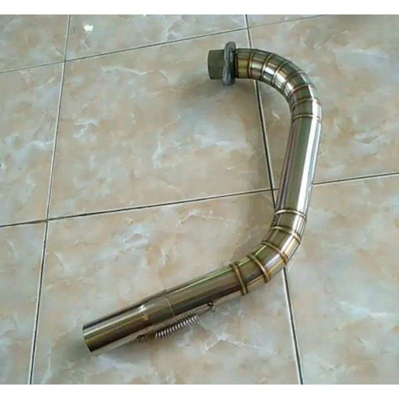 Leheran knalpot japstyle pnp tiger megapro gl cb model  bahan stenlis