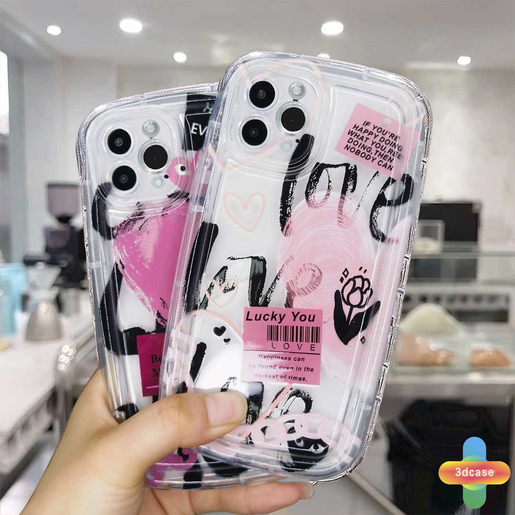 Compatible For Case IPhone 11 12 13 14 PRO MAX 6 7 6S 8 14 Plus X XR XS MAX 11 12 13 Se 2020 6SPlus 7Plus 6Plus 8Plus 14Plus XSMAX Fashion Letter Graffiti Silicone Soap Case