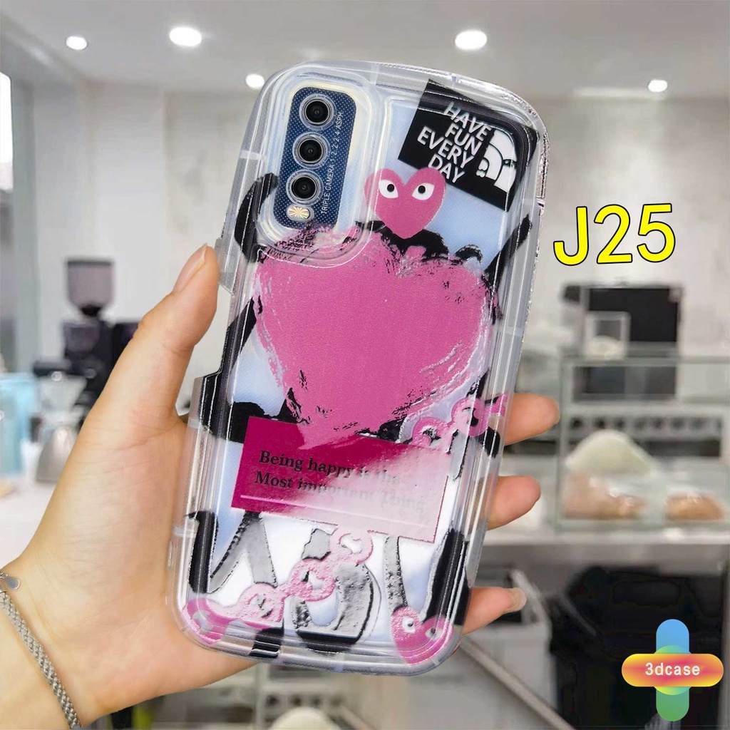 Casing VIVO Y02 Y21S Y20S Y35 Y12i Y12S Y22 Y22S Y12 Y20 Y15S Y15C Y91C Y16 Y21 2021 Y21A Y21T Y30 Y3S Y33T Y15A Y01 Y01A Y21E Y21G Y91 Y30i Y93 Y95 Y15 Y17 Y50 Y53S Y51 2020 Y51A Y10 Y33S Y1S Fashion Letter Graffiti Couples Soap Case