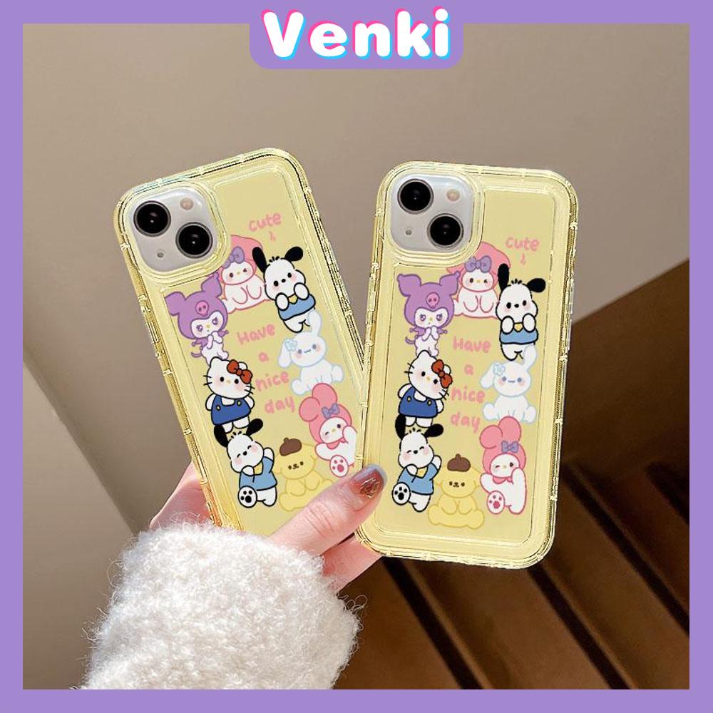 Case For iPhone 14 Pro Max Soft TPU Jelly Airbag Case Cute Cartoon Camera Protection Shockproof For iPhone 14 13 12 11 Plus Pro Max 7 Plus X XR