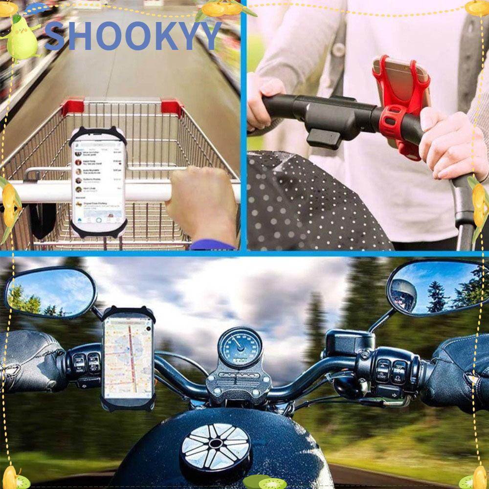 Chookyy Holder Handphone 360aksesoris Stroller Bayi Dapat Diputar Untuk Rak Keranjang Perangkat Telepon