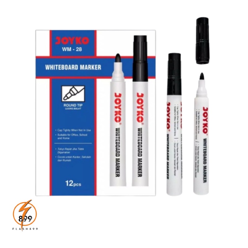 

JOYKO PERMANENT MARKER SPIDOL PERMANEN ROUND TIP