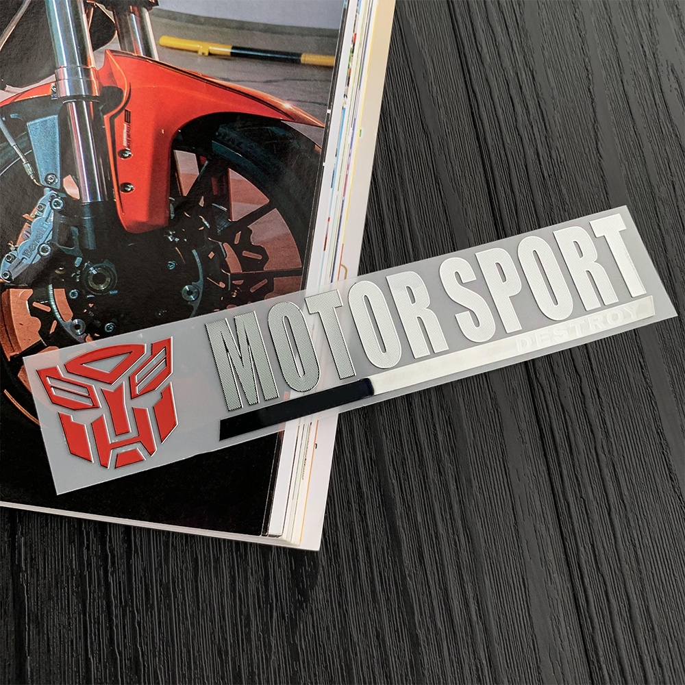 Transformers Nickel Stiker Mobil Motor Pintu Body Fuel Tank Kaca Depan Decal Vinyl Decal Modifikasi Body Tangga Dekorasi