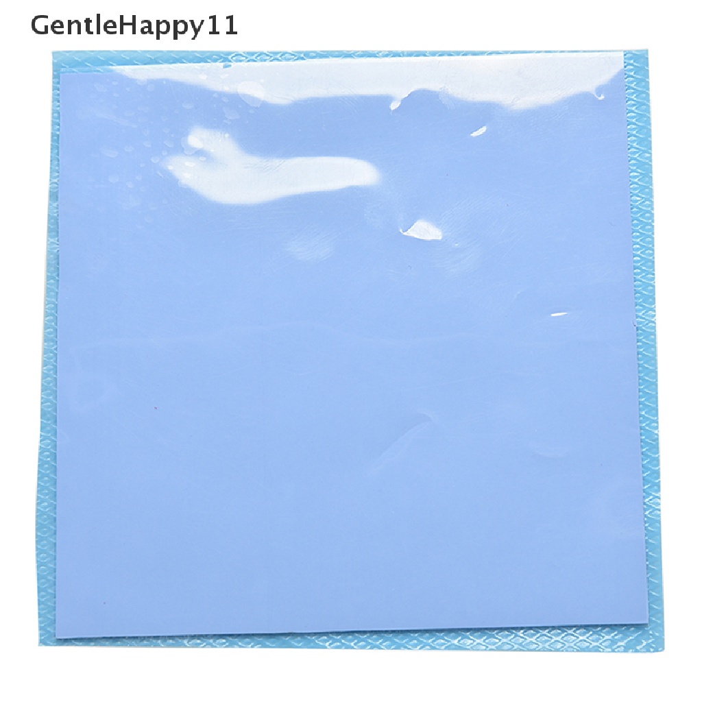 Gentlehappy 100mmx100mmx1mm Biru Heatsink Pendingin Thermal Conductive Uncut Silicone Pad id