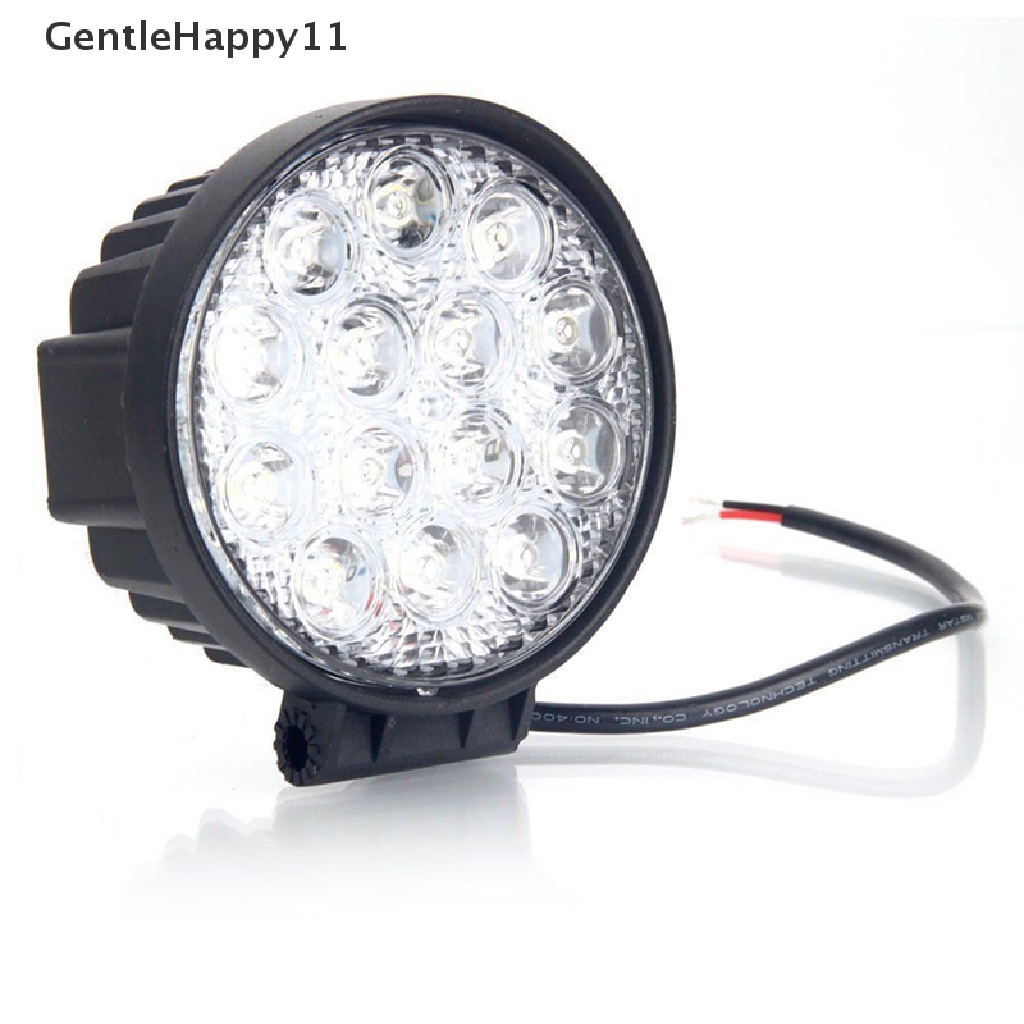 Gentlehappy Lampu Kerja Bulat Flood Led4 ''42W Offroad Truck Mobil SUV ATV Driving Lamp id