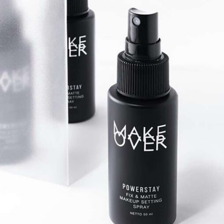 MAKE OVER Powerstay Fix &amp; Matte Makeup Setting Spray 50 ml - Makeup Setting Spray - Apple_Kosmetik