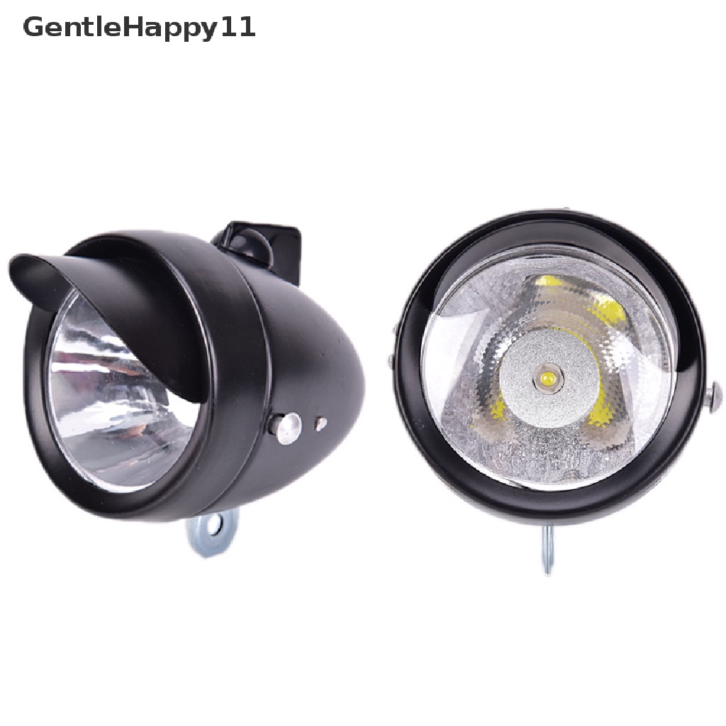 Gentlehappy Lampu Depan Sepeda Sepeda Retro Headlight Vintage Senter Lamp Bicycle Light id