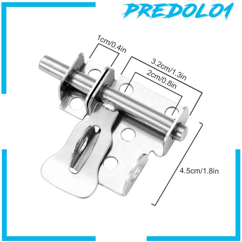[Predolo1] Barrel Bolt Dengan Lubang Gembok Tebal Tahan Karat Untuk Pintu Gudang Taman
