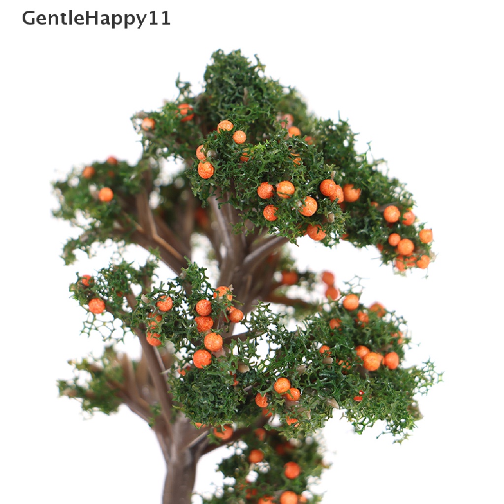 Gentlehappy1:12 Rumah Boneka Miniatur Simulasi Buah Pohon Aksesoris Model s id