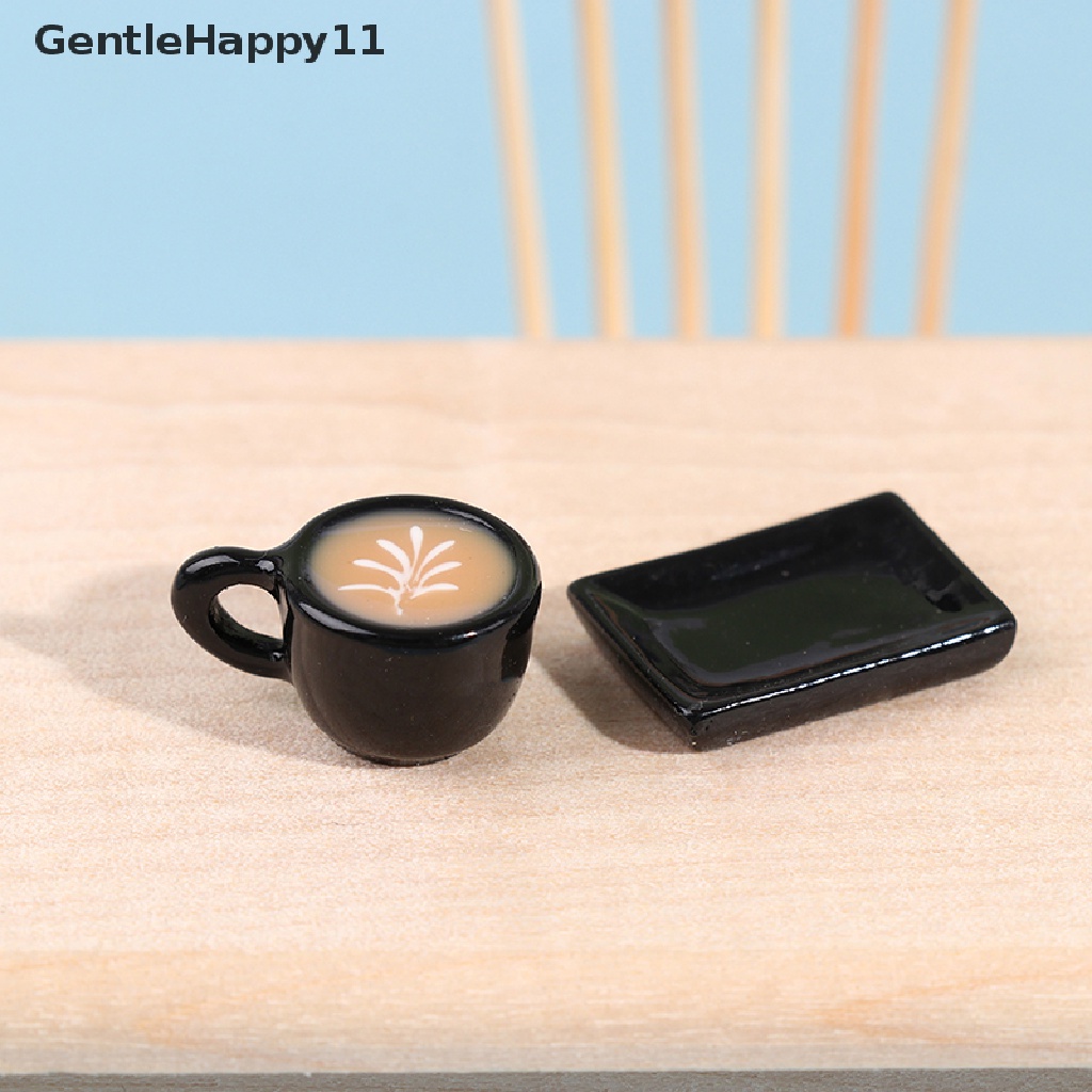 Gentlehappy1: 12Doll House Peralatan Makan Miniatur Minuman Kopi Mini Set Aksesoris Coffee Cup id