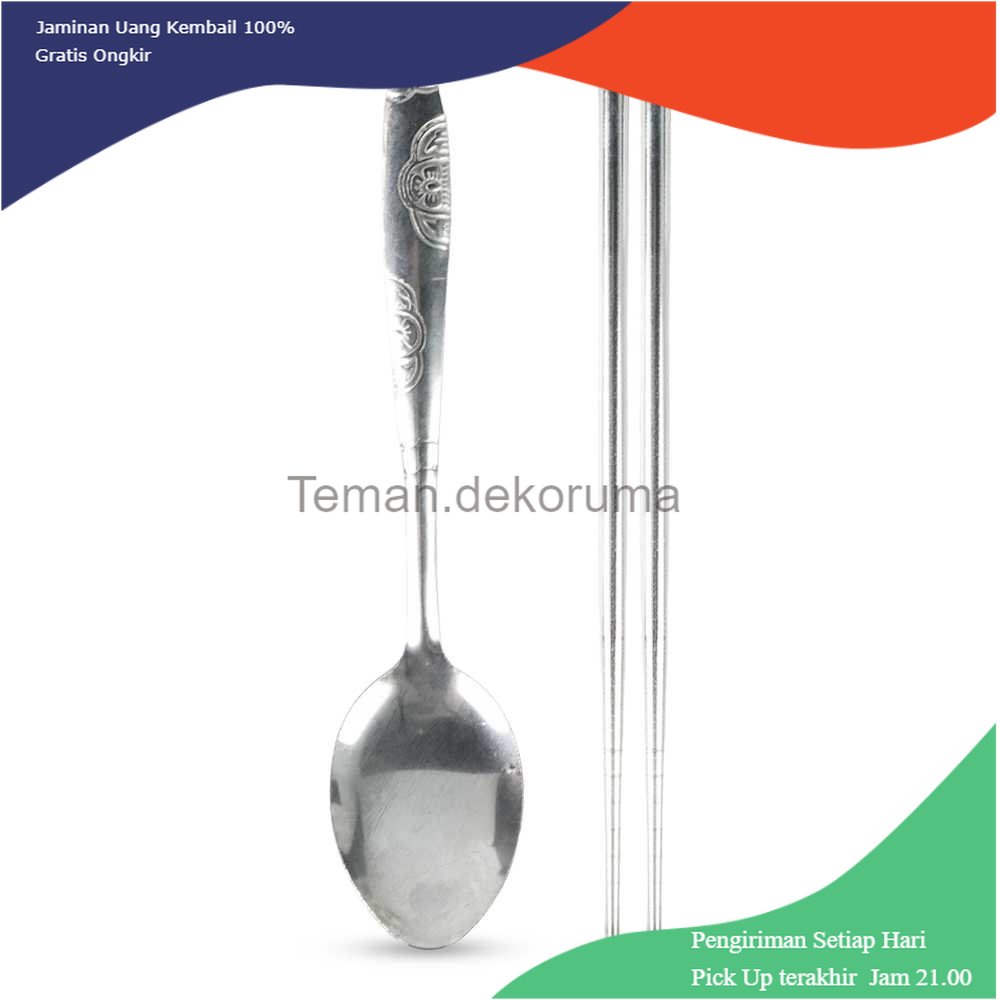 TD - RTG SPURK Set Sendok Garpu Sumpit Stainless Steel - SP055