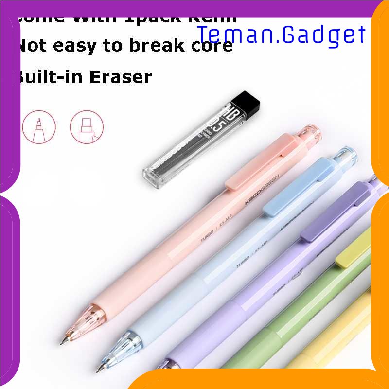 TG - ATK KACO GREEN TURBO Pensil Mekanik Mechanical Pencil 0.5mm with Refill - KCT05