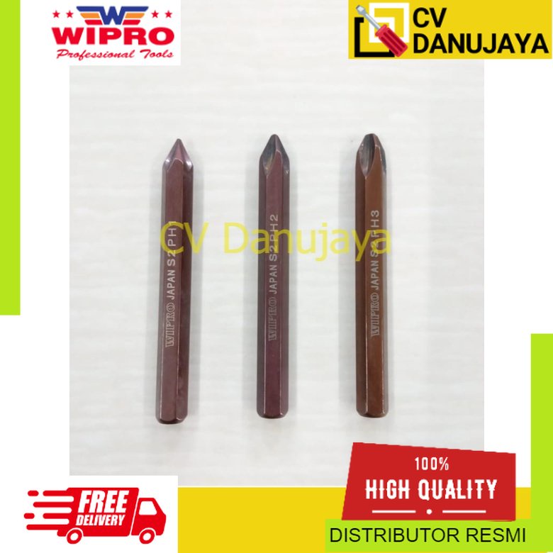 Mata Obeng Ketok WIPRO PH1,PH2 & PH3 (+) 80 MM