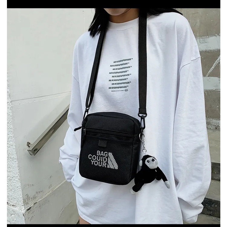 SANSURBAGS Tas Selempang Pria Wanita Korea - Selempang Bahu Terbaru