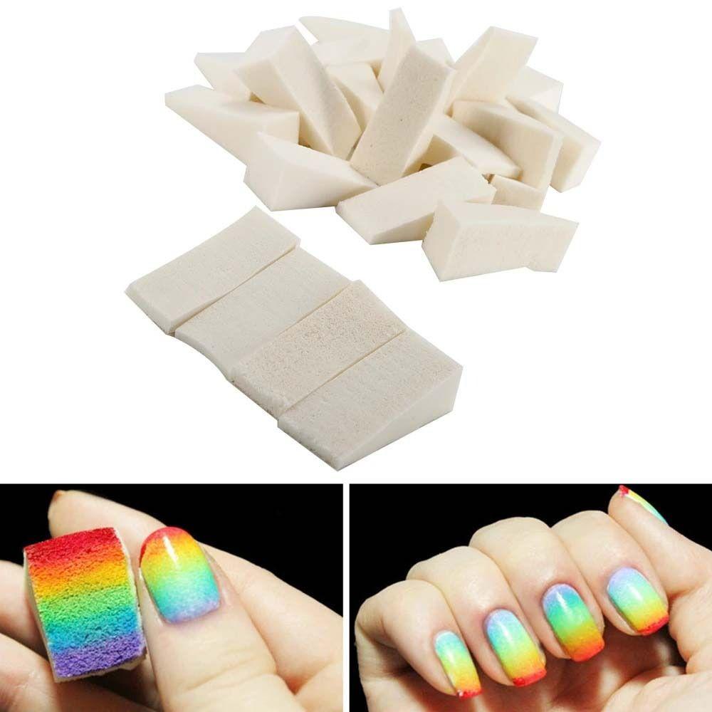 Needway Spons Gradasi Kuku Gradien Warna Lukisan Kuku Manicure Tool Gel UV Polish Tool Nail Stamper