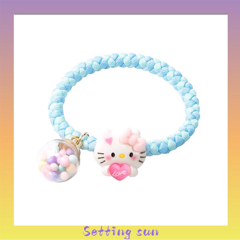 Karet Rambut Cartoon Sanrio Hair Rope Ikat rambut berwarna TN