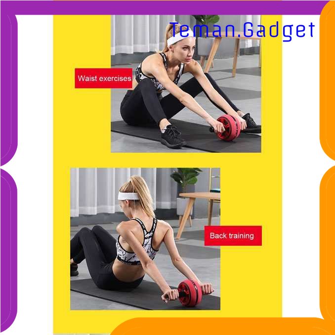 TG - OLR Loogdeel Wheel Sport Alat Gym Fitness Abdominal Exercise Roller - CM-06