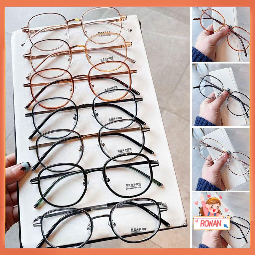 R-flower Anti-Blue Light Kacamata Pria Wanita Portable Tahan Lama Ultra Light Frame