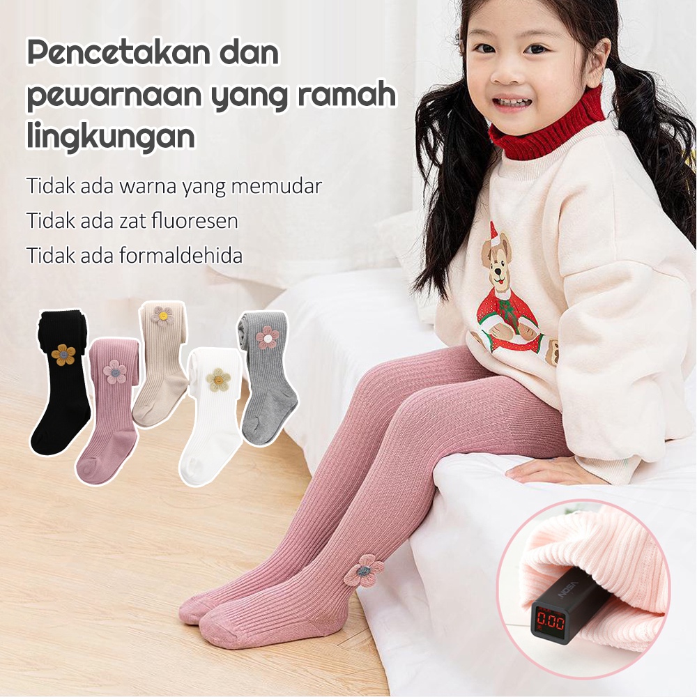 Halo Baby Legging Bayi/Legging Tutup Kaki Anak/Legging bayi motif bunga/celana panjang bayi