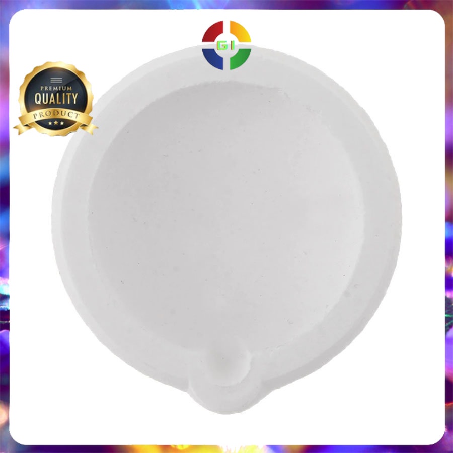 Wadah Leleh High Temperature Quartz Silica Melting Bowl  White