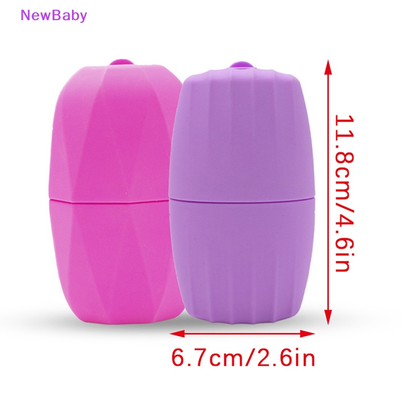 Newbaby 1Pc Cetakan Es Batu Wajah Silikon Pembekuan Kecantikan Bengkak Wajah Icing Mold ID