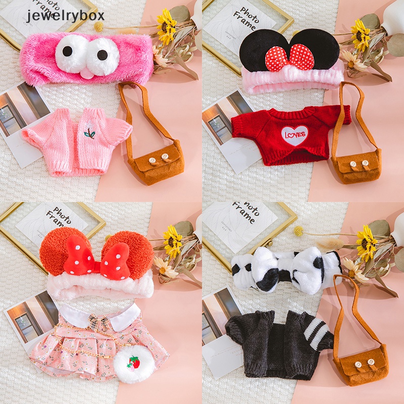 [jewelrybox] Untuk Boneka Bebek 30 cm Baju Mainan Mewah Boneka Pakaian Rambut Band Aksesoris Butik