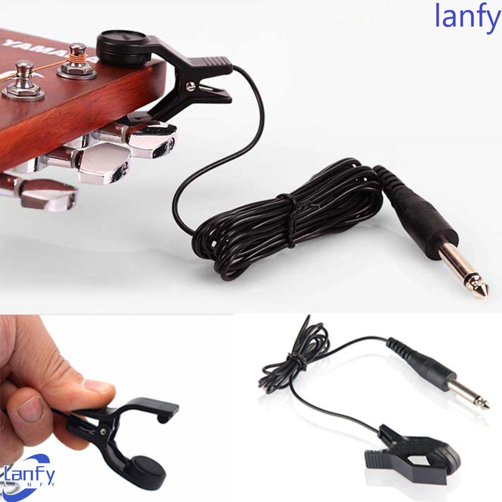 Lanfy Suku Cadang &amp; Aksesoris Gitar Top Terbaru Hot Clip-on Profesional Pengambil Suara Bass Cello Ukulele