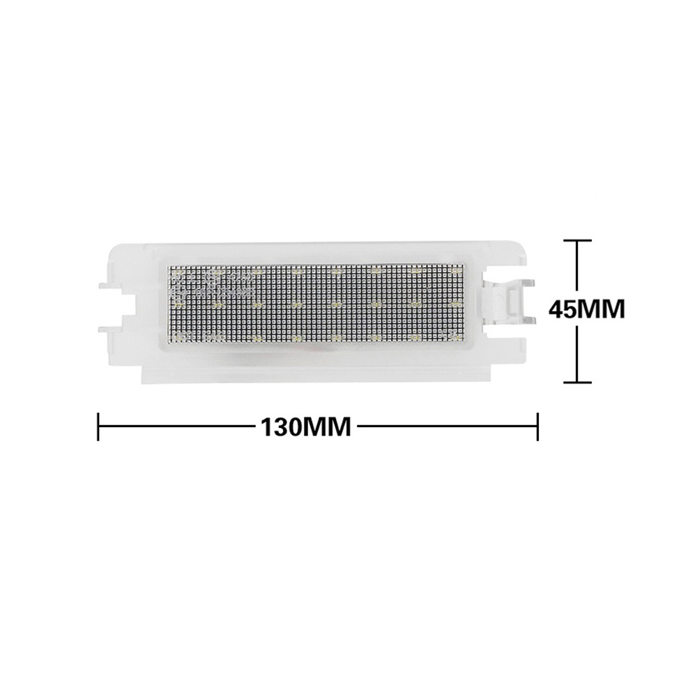 1pcs Lampu Plat Nomor LED Putih Lampu Plat Nomor Untuk Dacia Sandero II 2013-UP Logan II 2013-UP