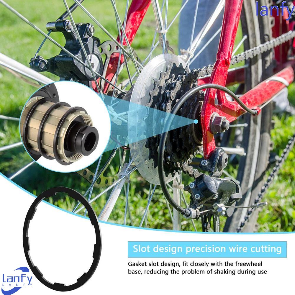 Lanfy Hub Sepeda Mesin Cuci Hub Sepeda Bagian Sepeda Roda Gila Spacer Freehub Paking Bawah Bracket Sepeda Freehub Washer Gasket MTB Bottom Bracket Spacer