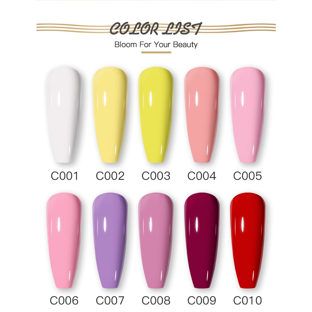 ~AB~ Rosalind 15 mL 40 Warna Kutek Cat Kuku Gel polish Kuteks UV Gel Kutek Gel UV LED Nail Polish Nail Gel