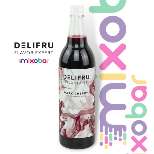 

Delifru Syrup Dark Cherry 1000ml l Sirup Minuman