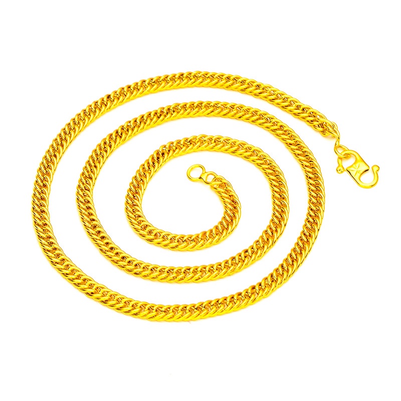 Goldkingdom Aksesoris Perhiasan Fashion Ready Stock Kalung Jepit 50cm Rantai S Pria Dan Wanita