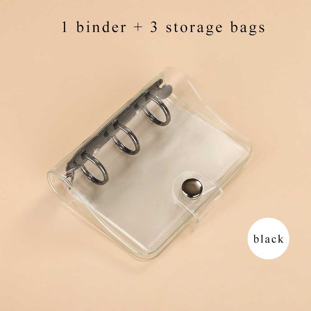 

JIANWU Cover Binder Buku Catatan Jurnal Harian 3 Ring Ukuran A8 NB-2020VHU4
