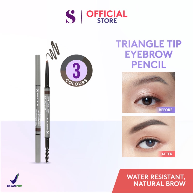 SOMETHINC BROW MATTERS Retractable Triangle Eyebrow - Pensil Alis Mekanik Tip Segitiga