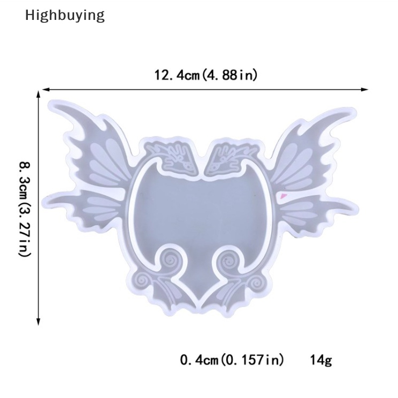 Hbid Kreativitas Klip Telinga Cetakan Silikon Untuk Epoxy Resin Kupu-Kupu Sayap Elf Dekorasi Telinga Silicone Molds DIY Perhiasan Membuat Alat Glory