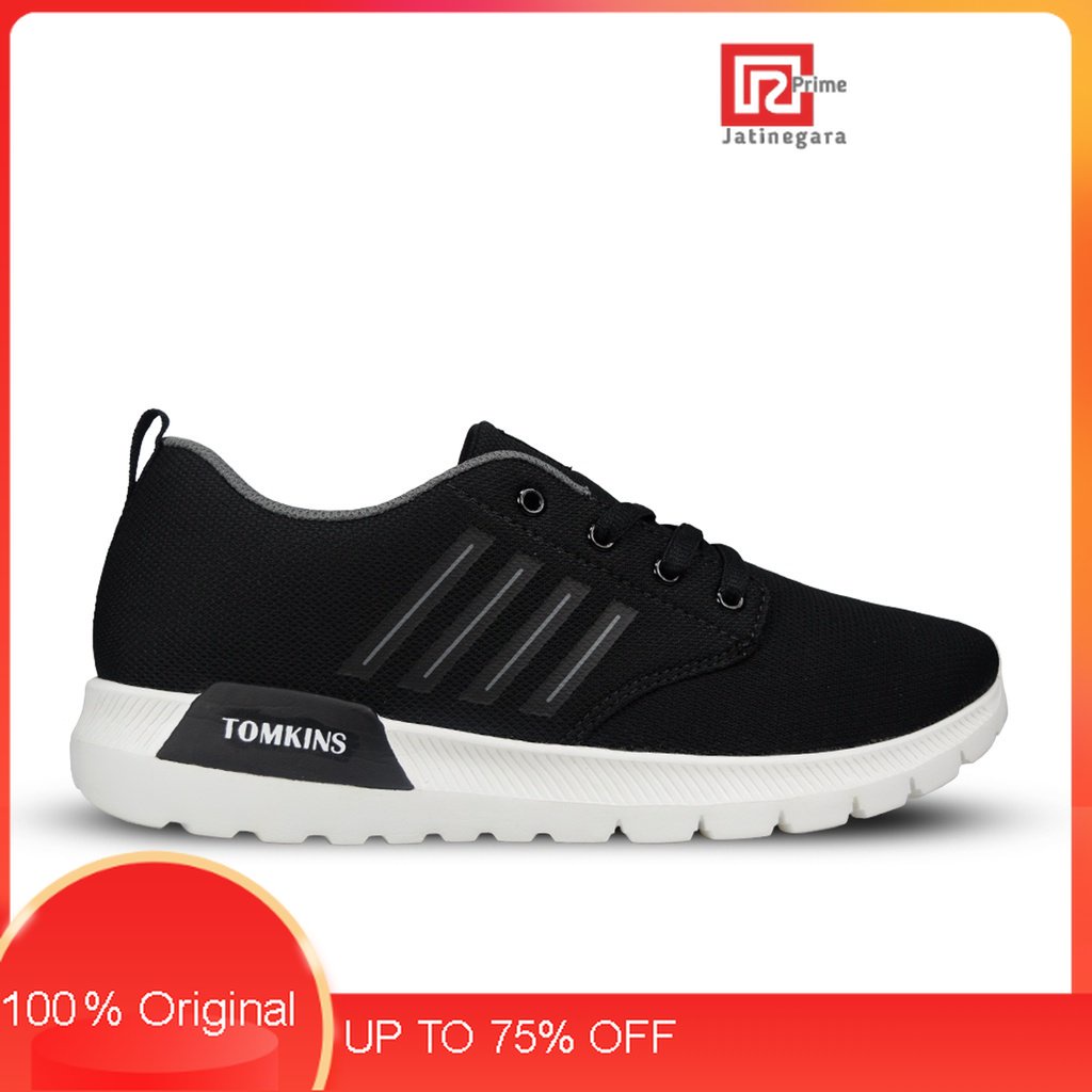 TOMKINS Sneakers Pria Winchester Alpha - Black GreyRAMAYANA JAKTIM