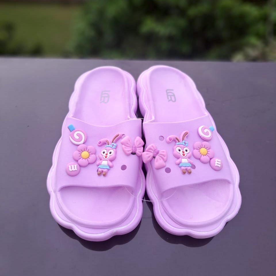 Sandal Jelly Wanita LDR01 Import Motif Karakter