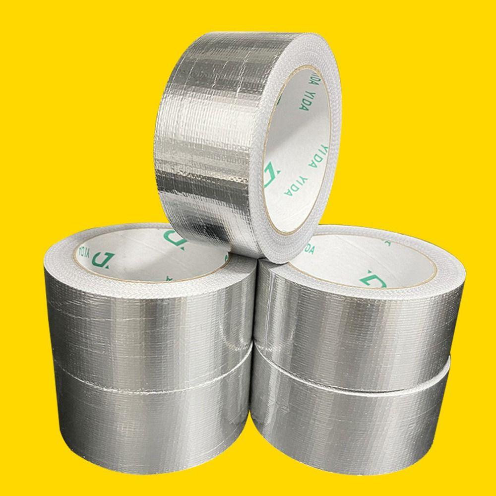 TOP Lakban Aluminium Foil Tape Tahan Perbaikan Rumah Sealing Suhu Tinggi