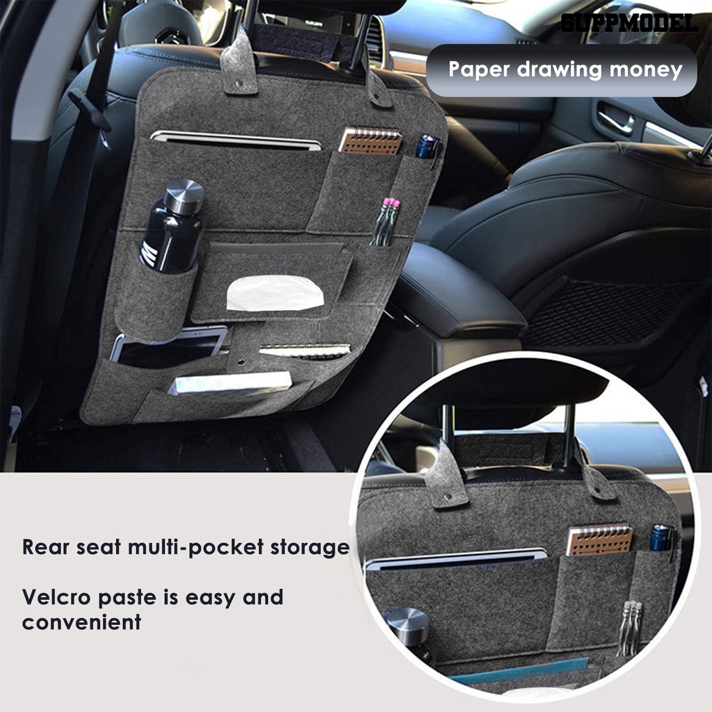 [SM Auto] Tas Penyimpanan Mobil Kapasitas Besar Hemat Ruang Pelindung Jok Belakang Backseat Car Organizer Aksesoris Interior