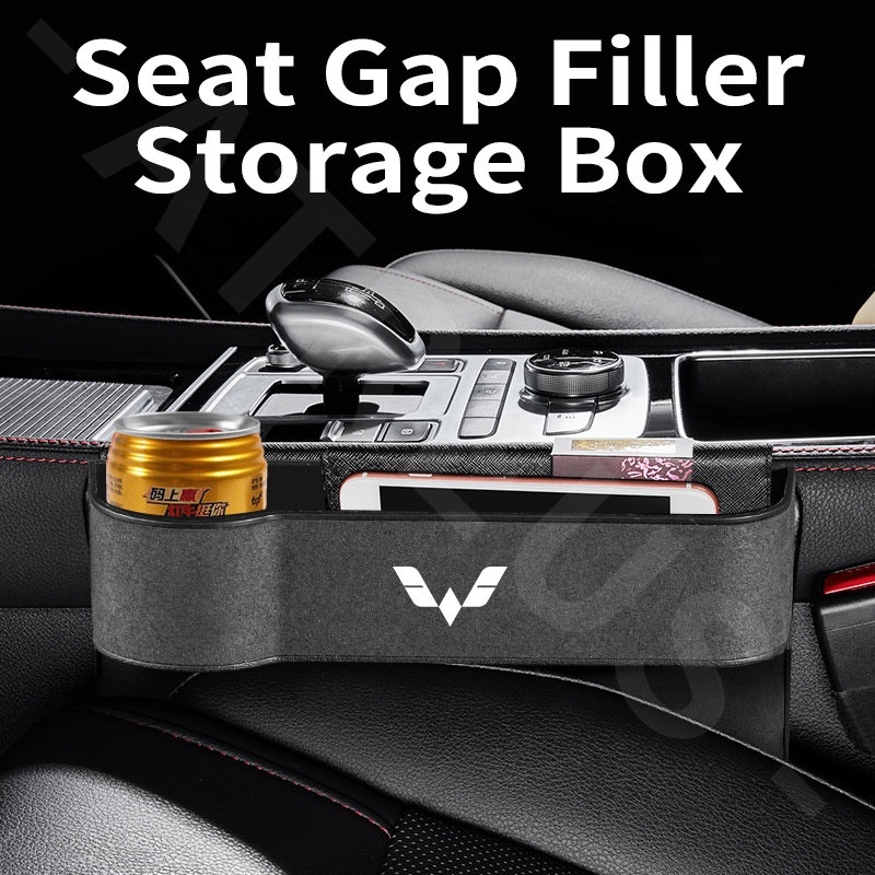 Wuling Kotak Penyimpanan Kursi Mobil Seat Side Gap Slit Pocket Car Cup Holder Storage Organizer Untuk Almaz Cortez Confero s Alvez Victory Formo Mini Air EV