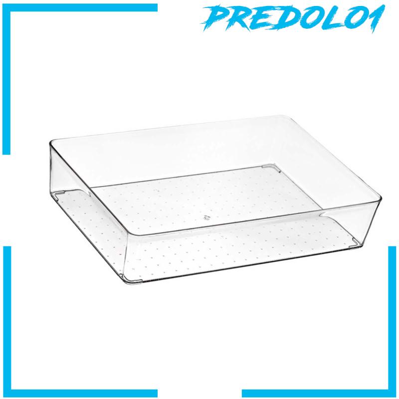 [Predolo1] 5pcs Kotak Penyimpanan Laci Keranjang Wadah Penyimpanan Untuk Kabinet Kantor Kamar Mandi