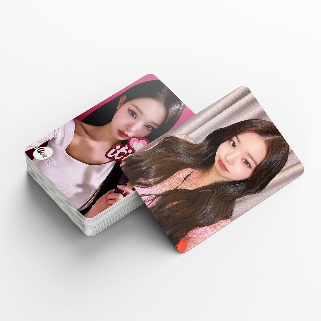 55pcs/box IVE Japan Album WAVE Photocards REI WONYOUNG LIZ LEESEO GAEUL YUJIN Lomo Kartu Kpop Postcards